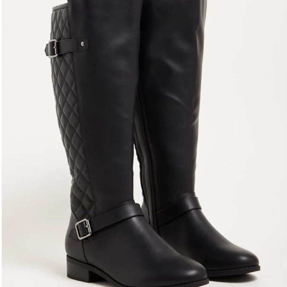NWB Torrid Faux Leather Boots (WW)
